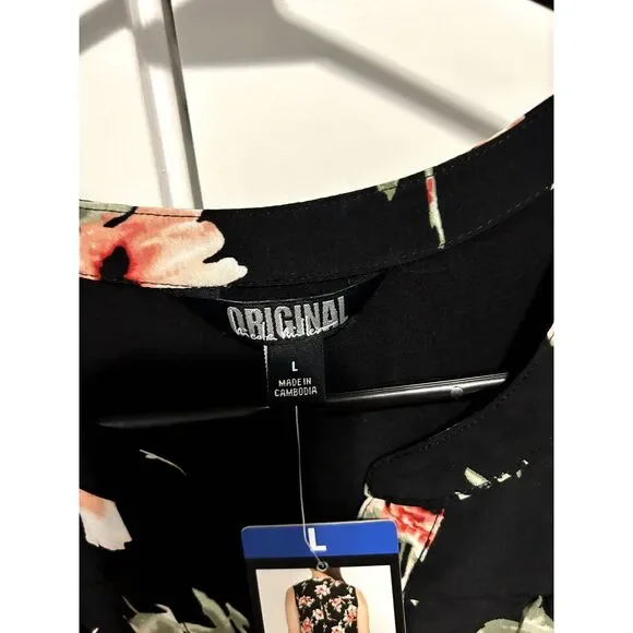 NICOLE MILLER WOMEN'S DRESS, SLEEVELESS, KNEE-LENGTH, NWT, DRAWSTRING WAIST, LG - Picture 3 of 11